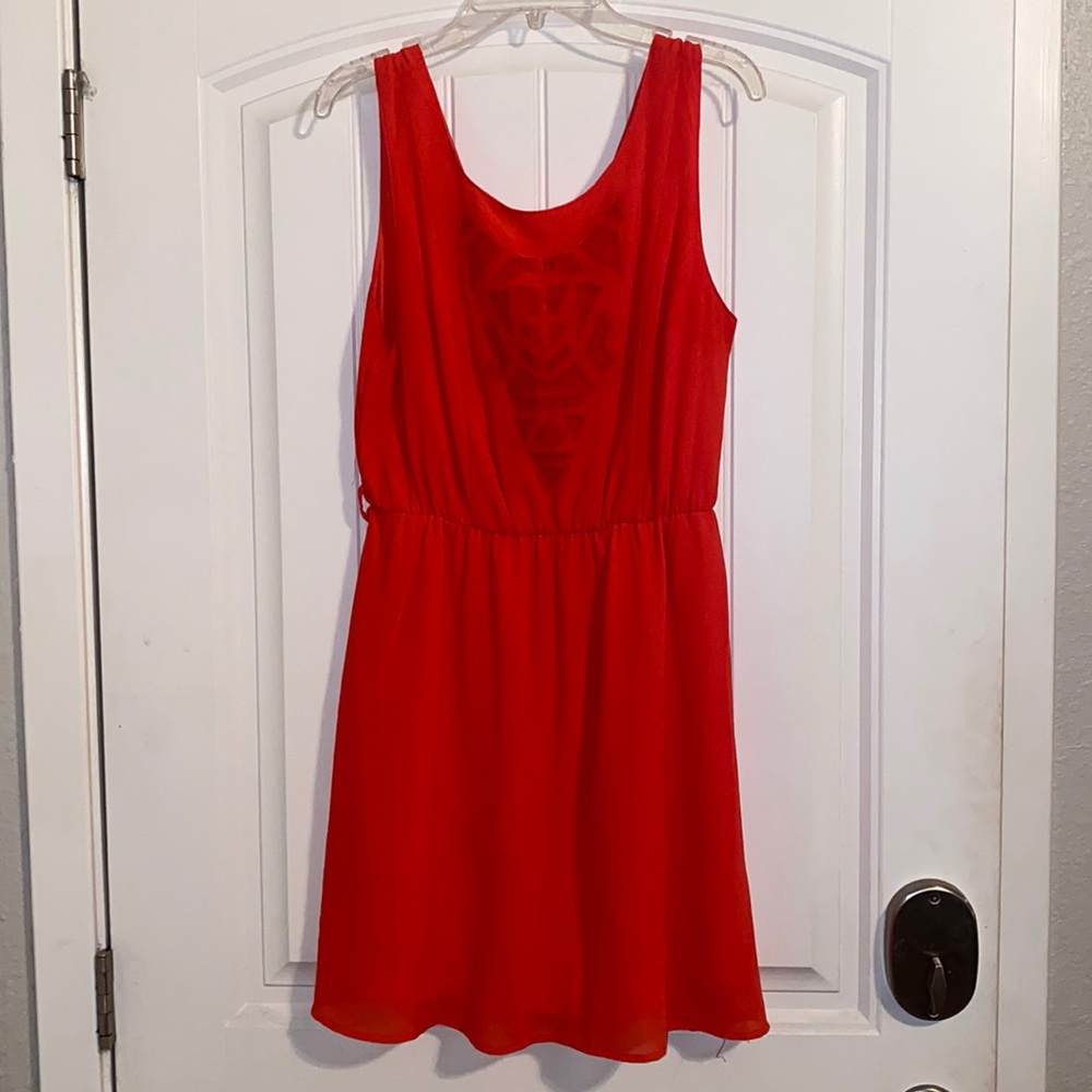 Red dress